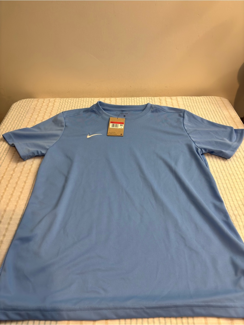 Nike Light Blue Short-Sleeve Dri-FIT Athletic Tee
